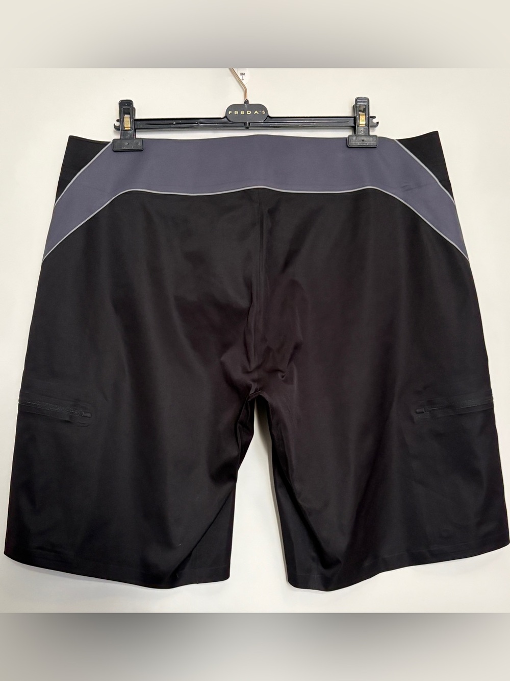 Lululemon NWOT Men’s Wave Board Shorts Swim Trunks Black Grey Size 40 - Picture 6 of 9